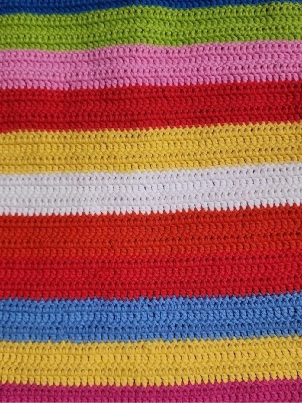 RALPH by Ralph Lauren 90s Rainbow Crochet Halter Top Y2K Size S - Picture 4 of 4